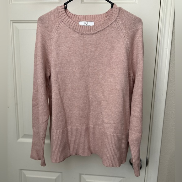 Magaschoni Sweaters - Magaschoni Soft Pink Crew Neck Sweater